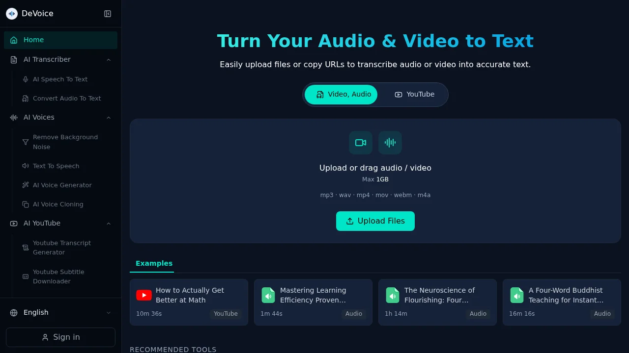DeVoice screenshot 1