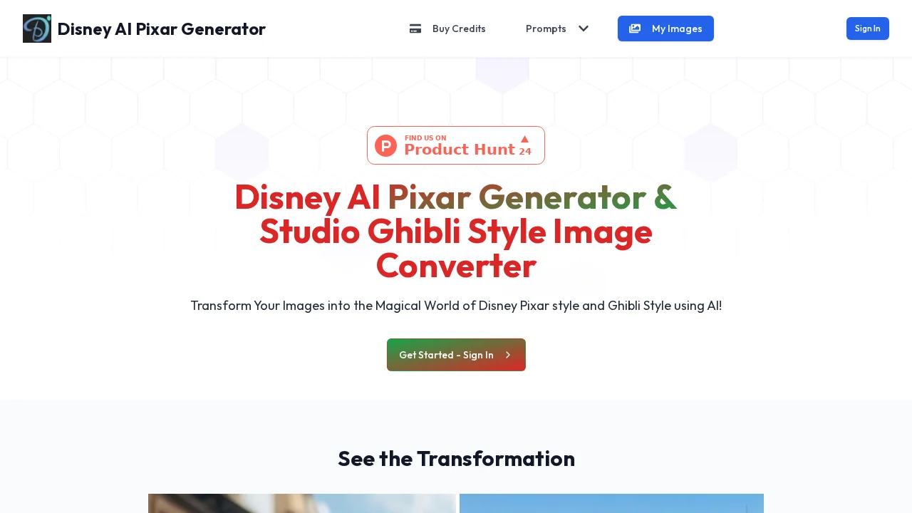 Disney Pixar AI Generator screenshot 1