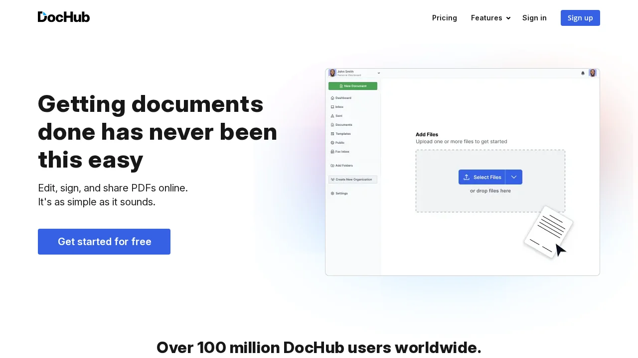 DocHub screenshot 1