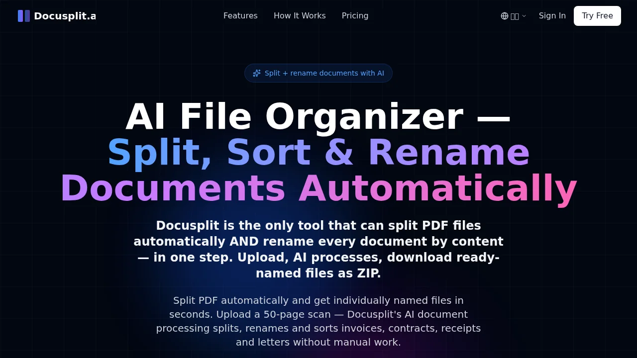 Docusplit AI screenshot 1