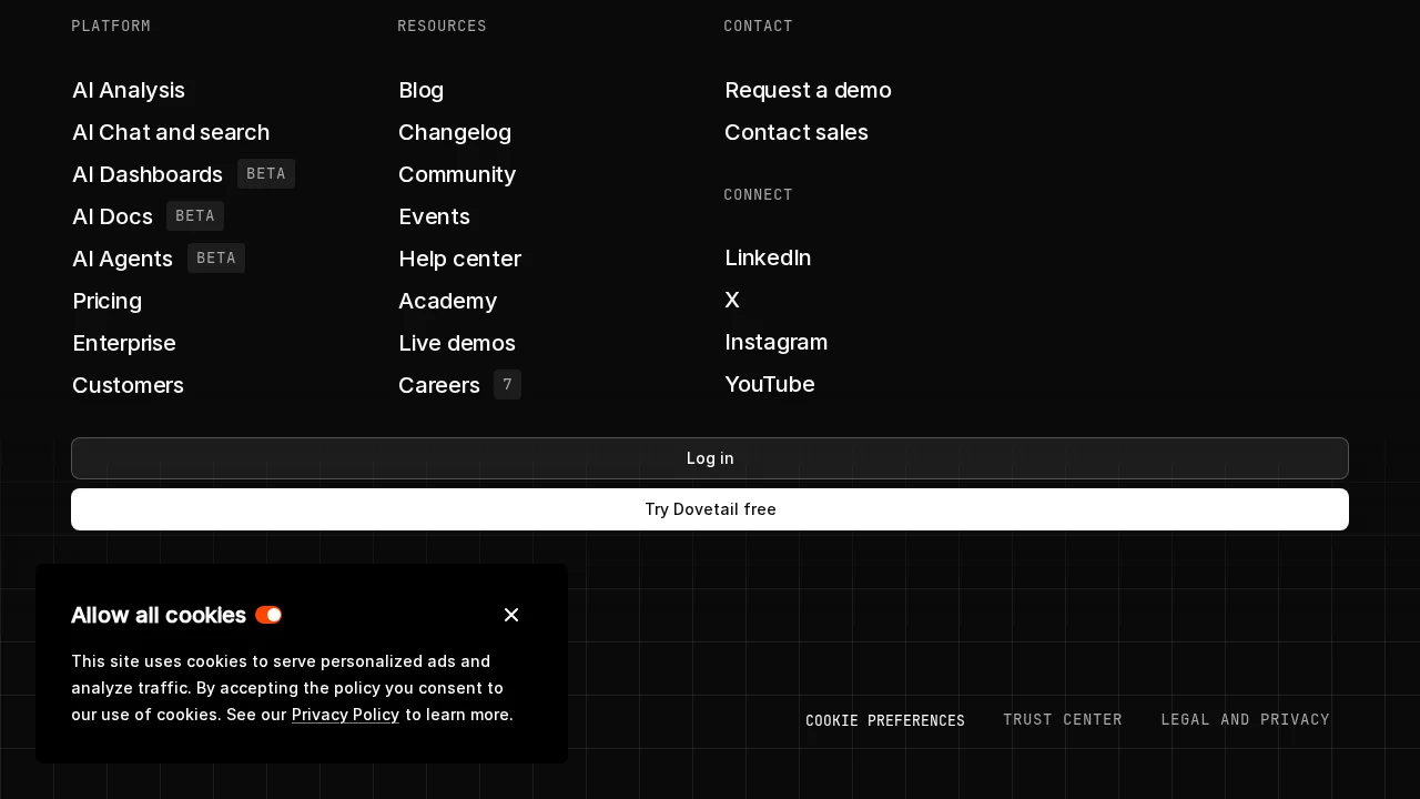 Dovetail screenshot 1