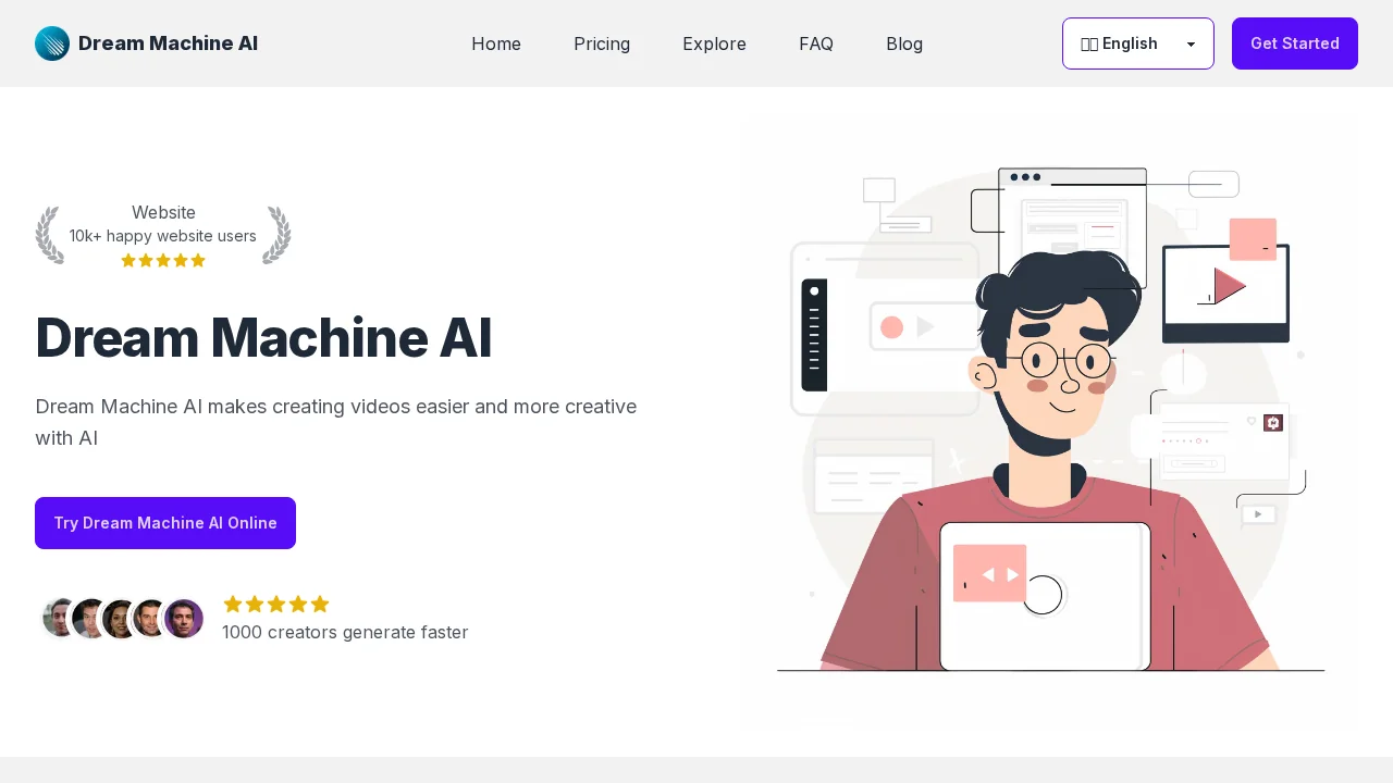 Dream Machine AI screenshot 1