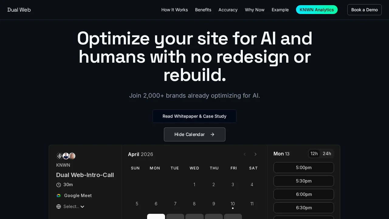Dual Web screenshot 1