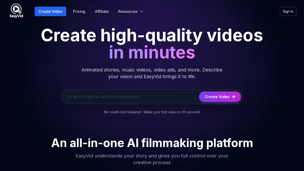 EasyVid screenshot 1