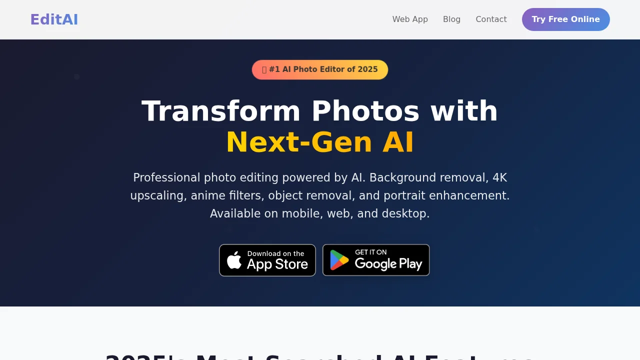 EditAI - AI Photo Editor screenshot 1