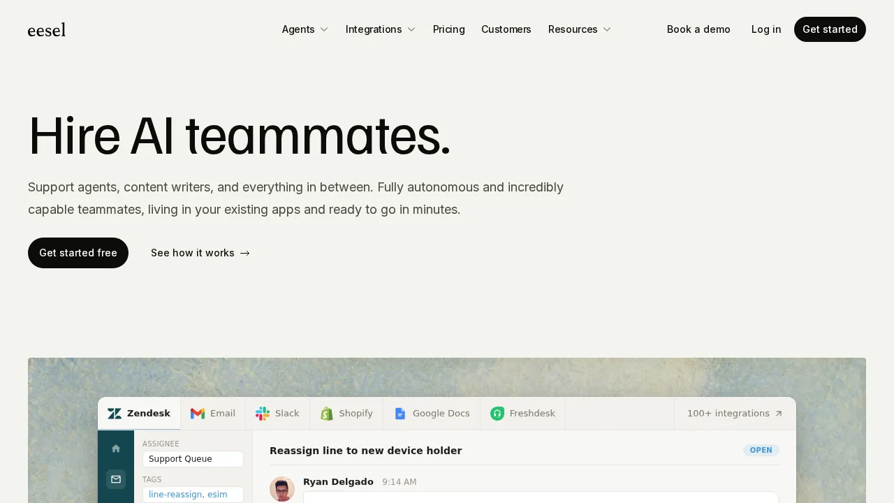 eesel AI screenshot 1