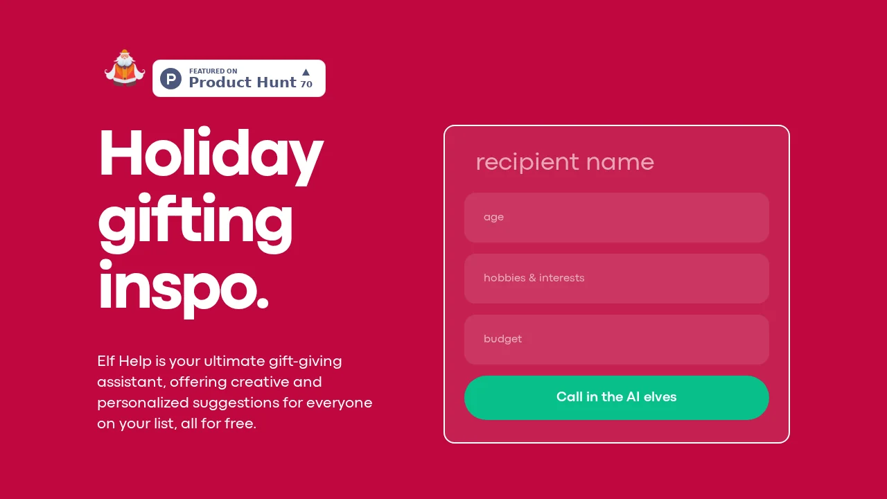 Elf Help screenshot 1