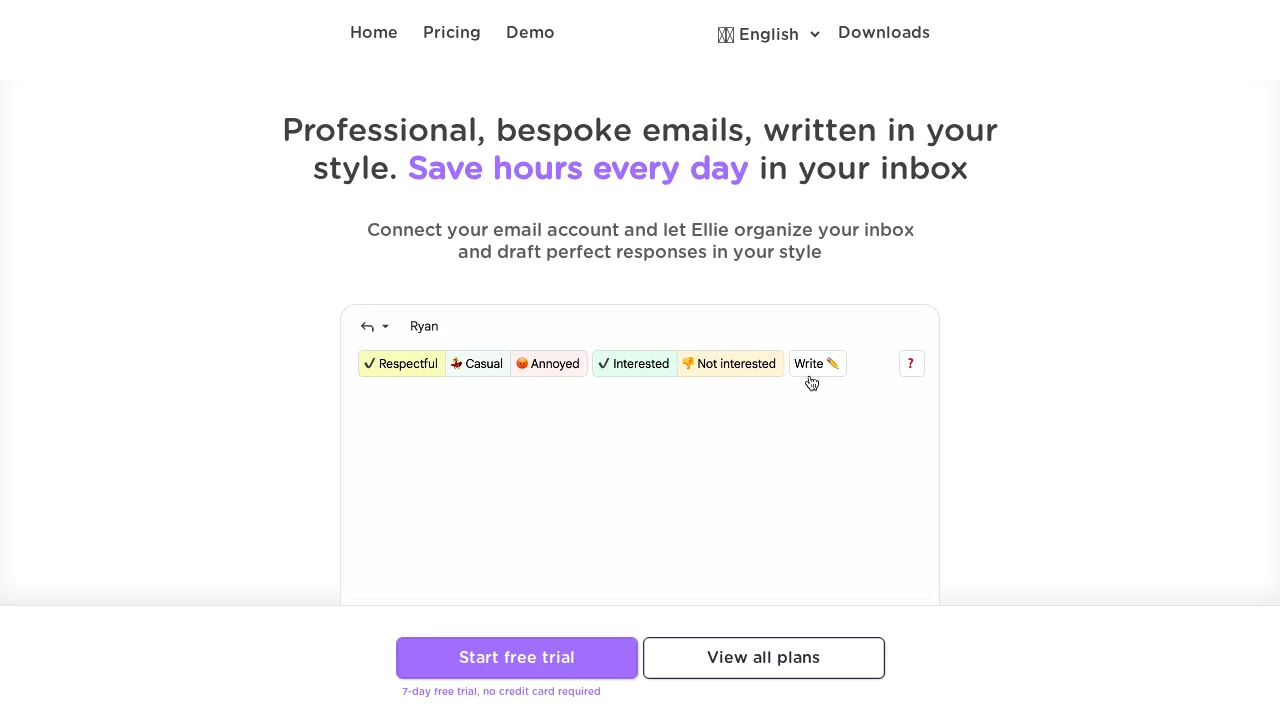 Ellie - Your AI Email Assistant screenshot 1