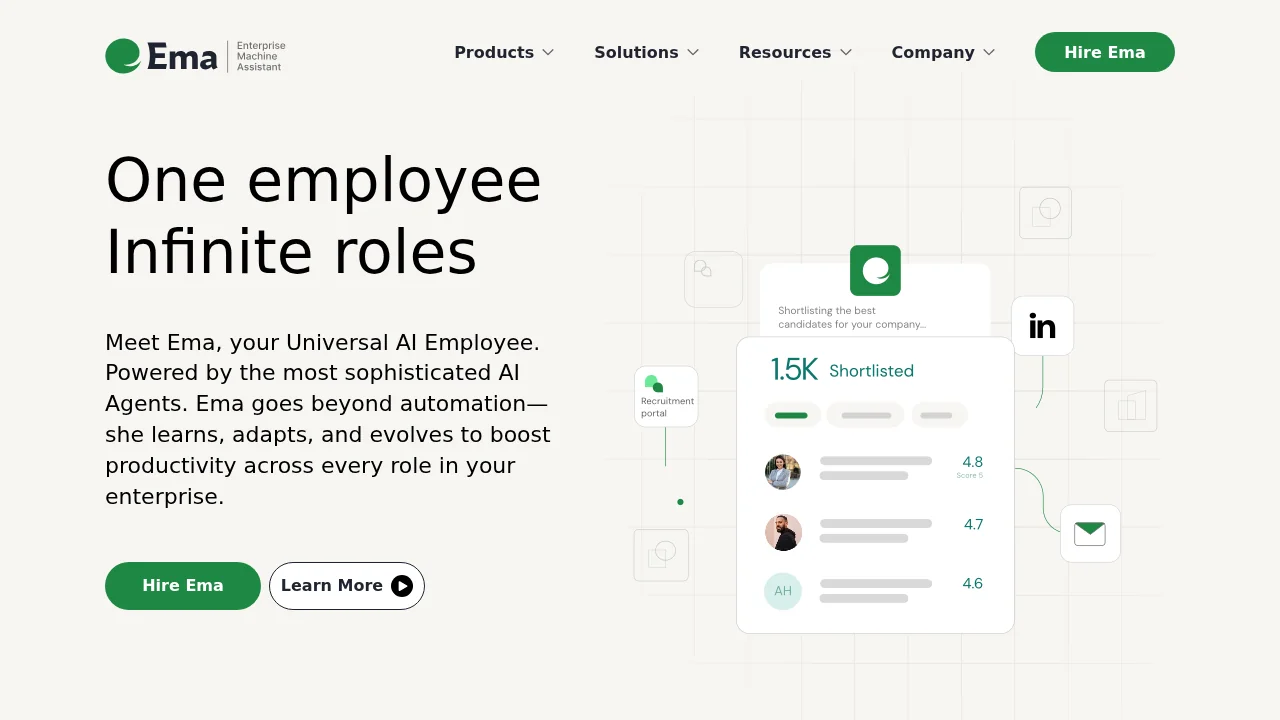 Ema - Universal AI Employee screenshot 1