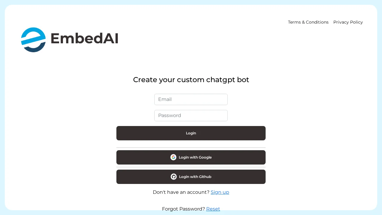 Embed AI screenshot 1