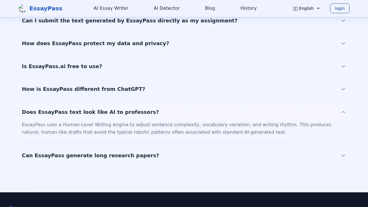 EssayPass screenshot 1