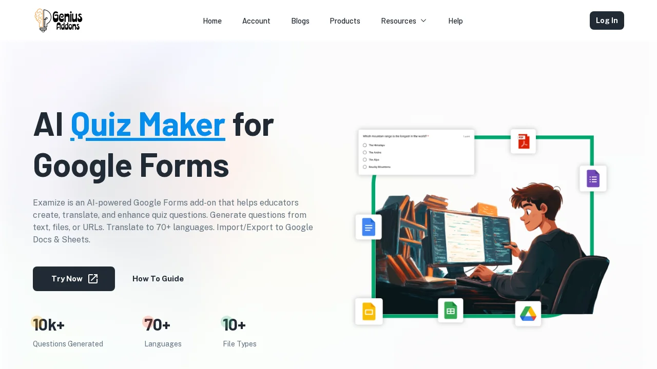 Examize: AI Quiz Maker screenshot 1