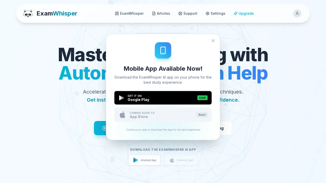 ExamWhisper screenshot 1