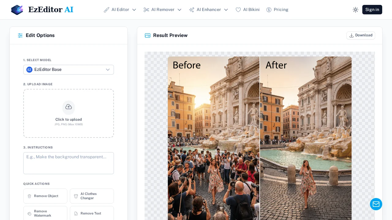 EzEditor AI Magic Editor screenshot 1