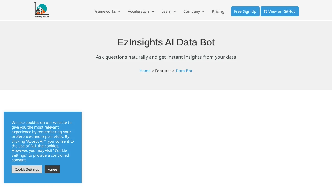 EzInsights Data Bot screenshot 1