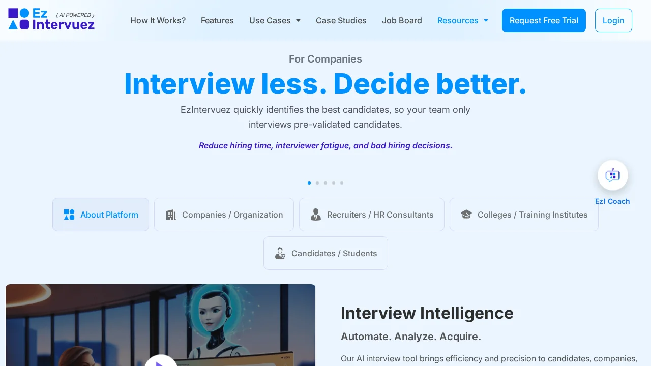 EzIntervuez screenshot 1
