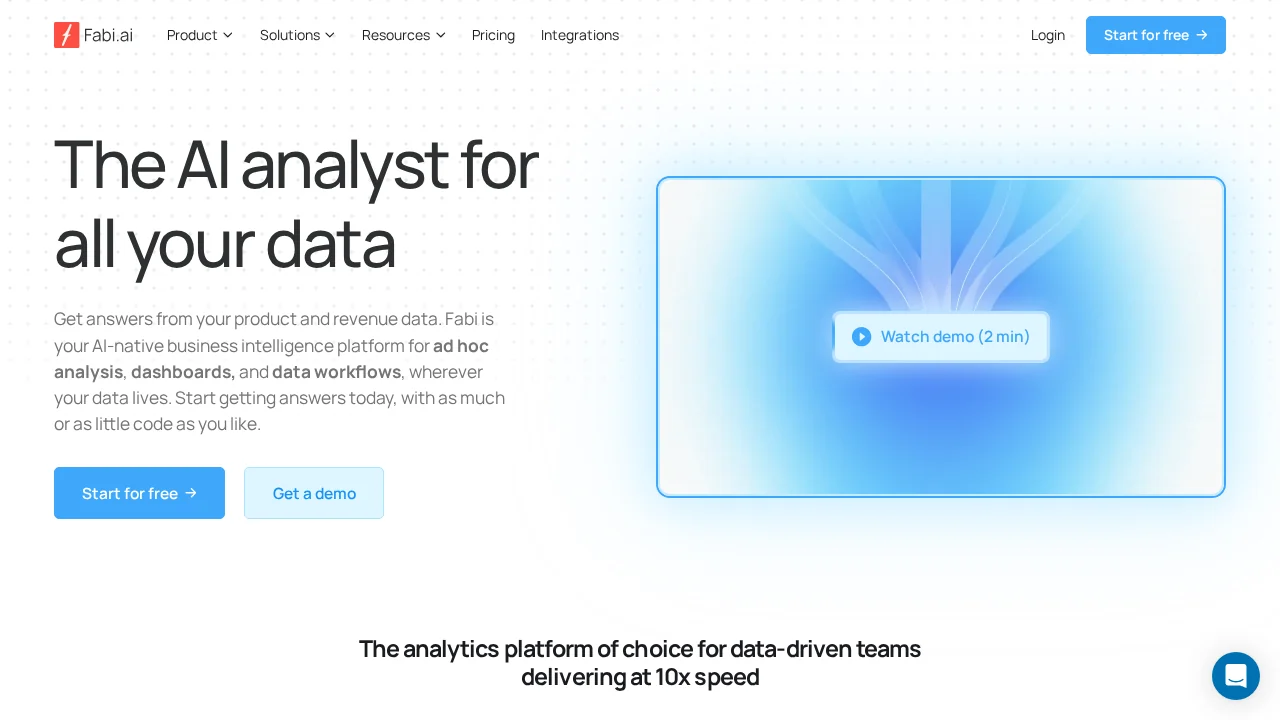Fabi.ai screenshot 1