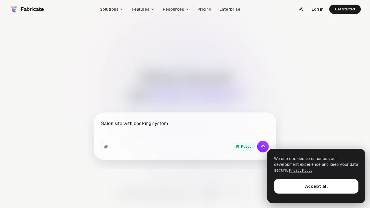 Fabricate screenshot 1