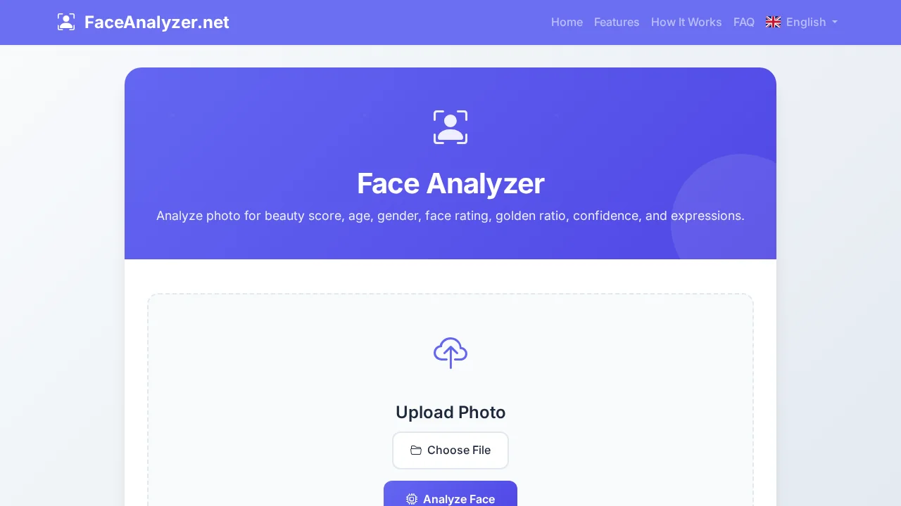 Face Analyzer screenshot 1