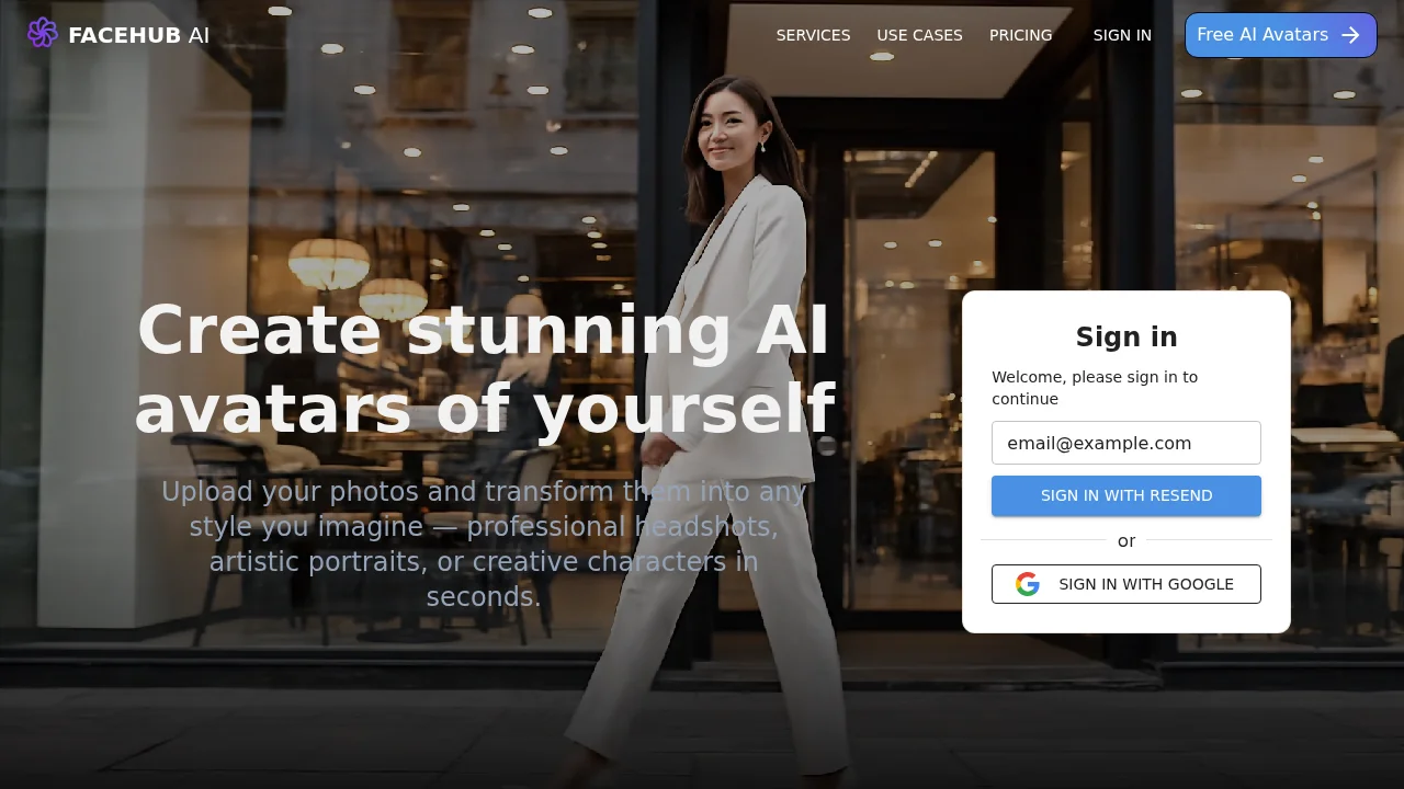 FaceHub AI screenshot 1