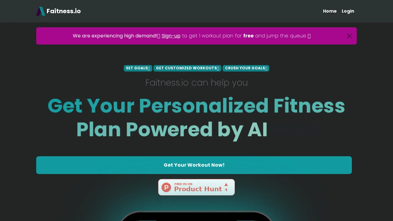 Faitness screenshot 1