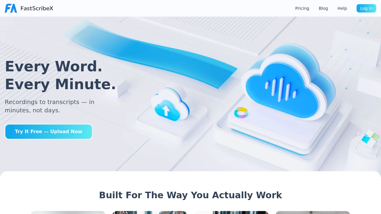 FastScribeX screenshot 1