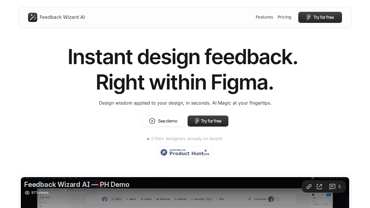 Feedback Wizard screenshot 1