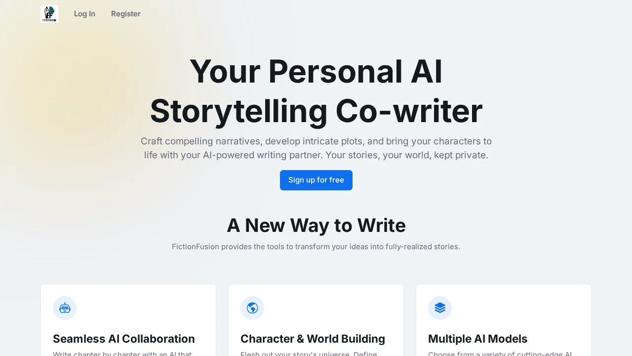 Fiction Fusion screenshot 1