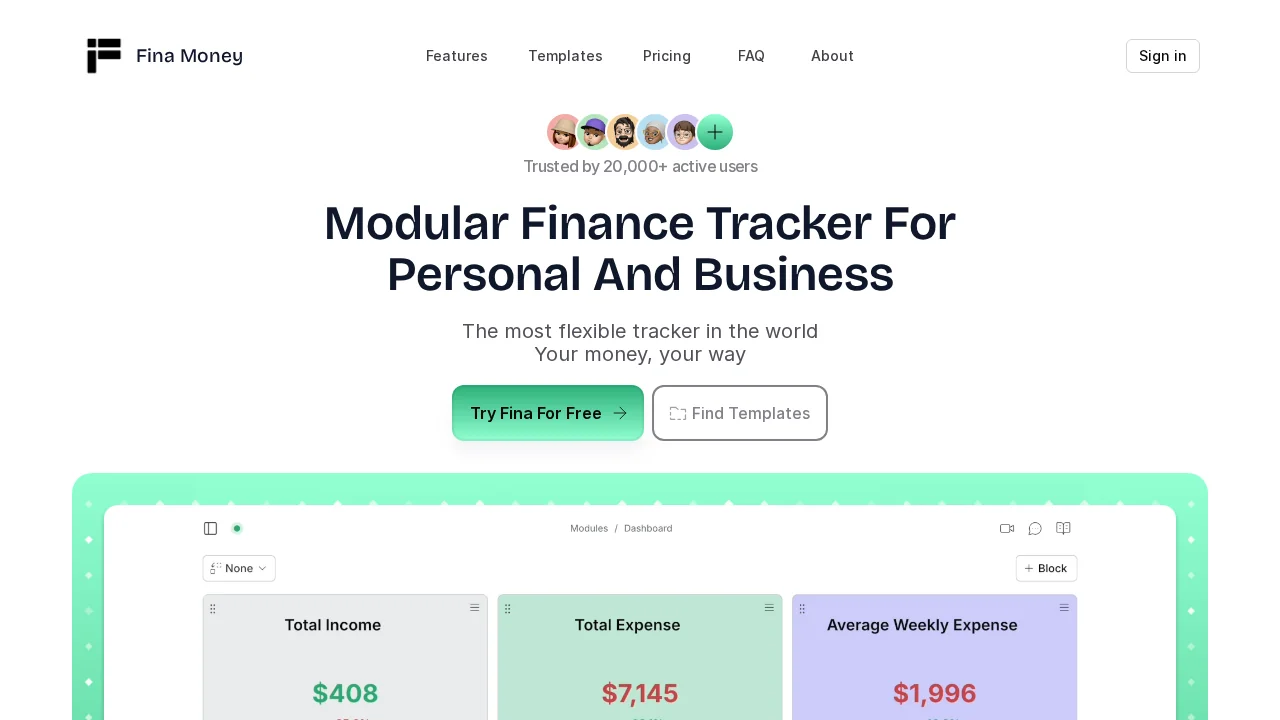 Fina Money screenshot 1