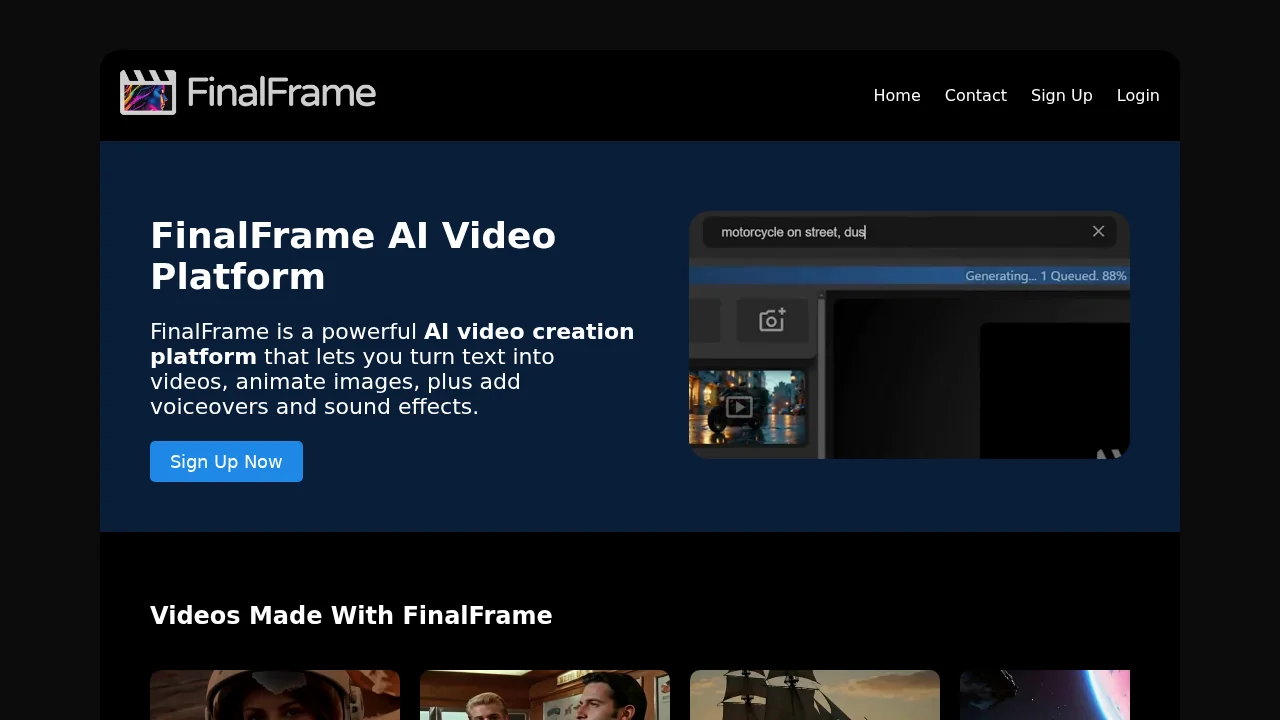 FinalFrame screenshot 1