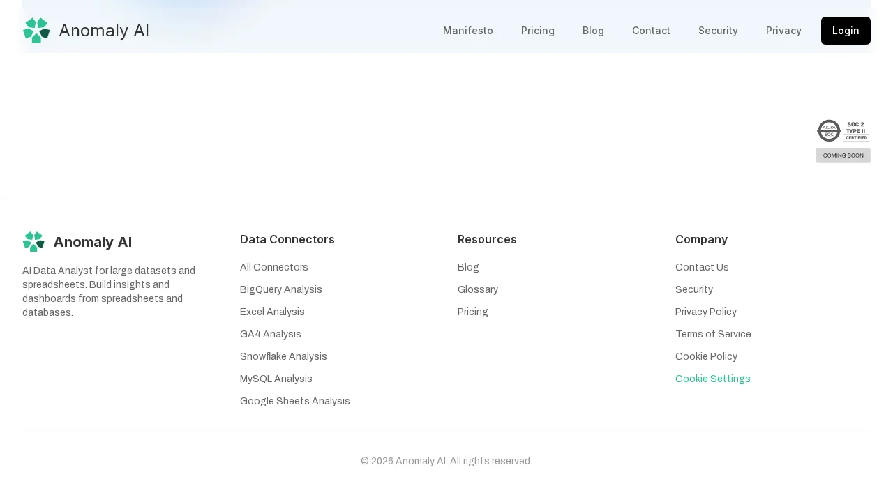 FindAnomaly screenshot 1