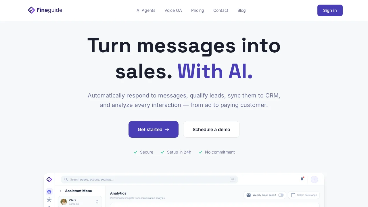 Fineguide screenshot 1