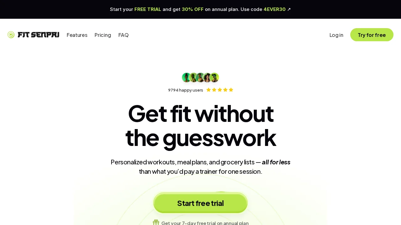 Fit Senpai screenshot 1