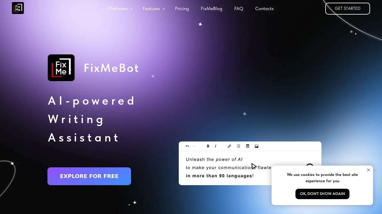 FixMeBot screenshot 1
