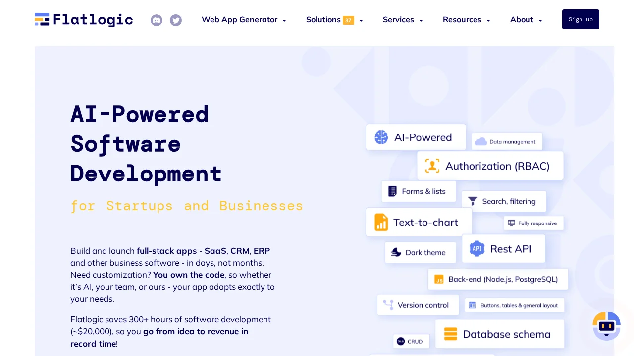 Flatlogic screenshot 1