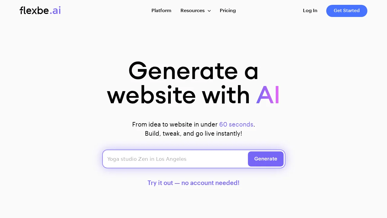 Flexbe.AI screenshot 1