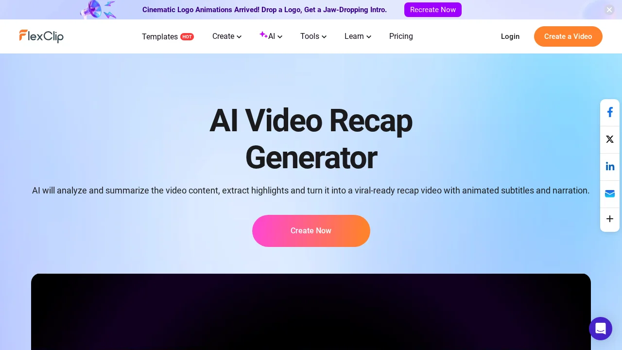 Flexclip Video Recap Maker screenshot 1