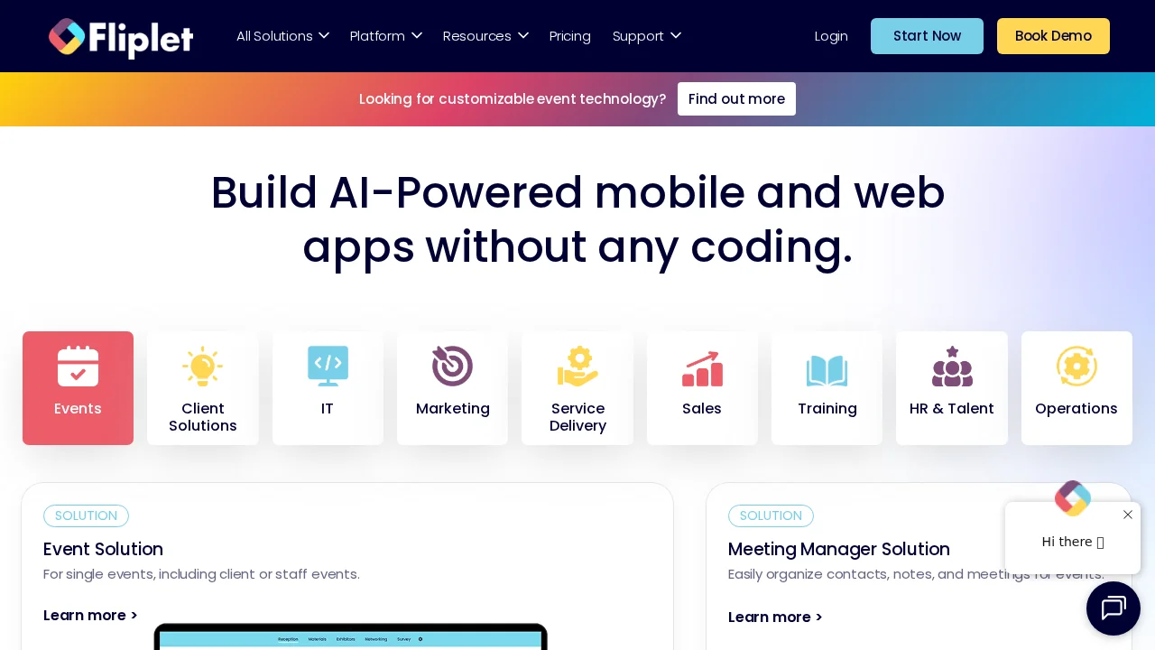 Fliplet screenshot 1
