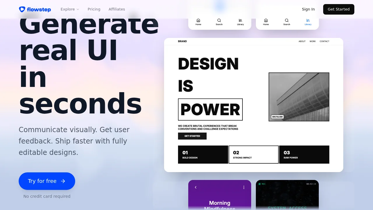 Flowstep screenshot 1
