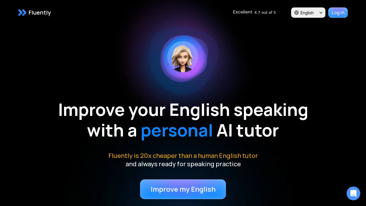 Fluently: AI English Tutor screenshot 1