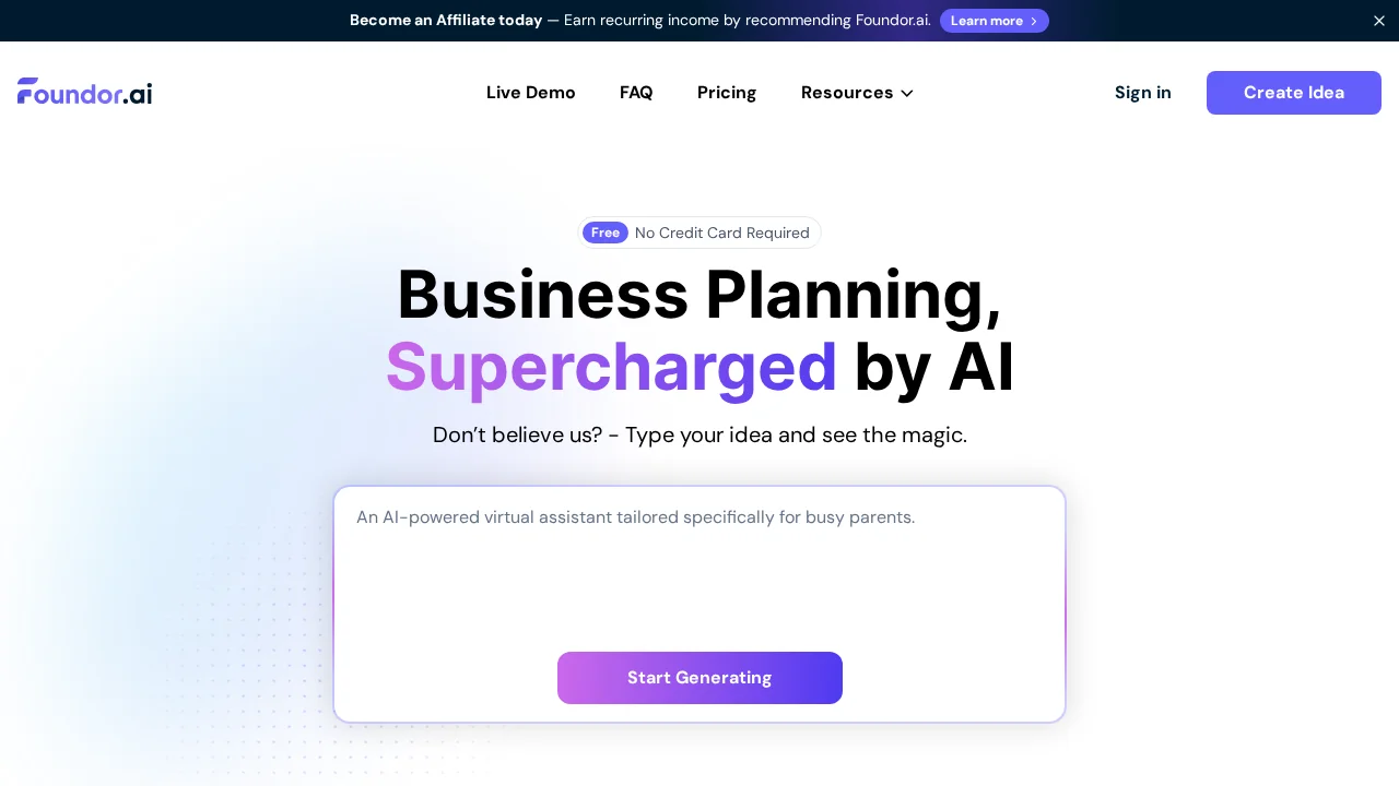 Foundor.ai screenshot 1