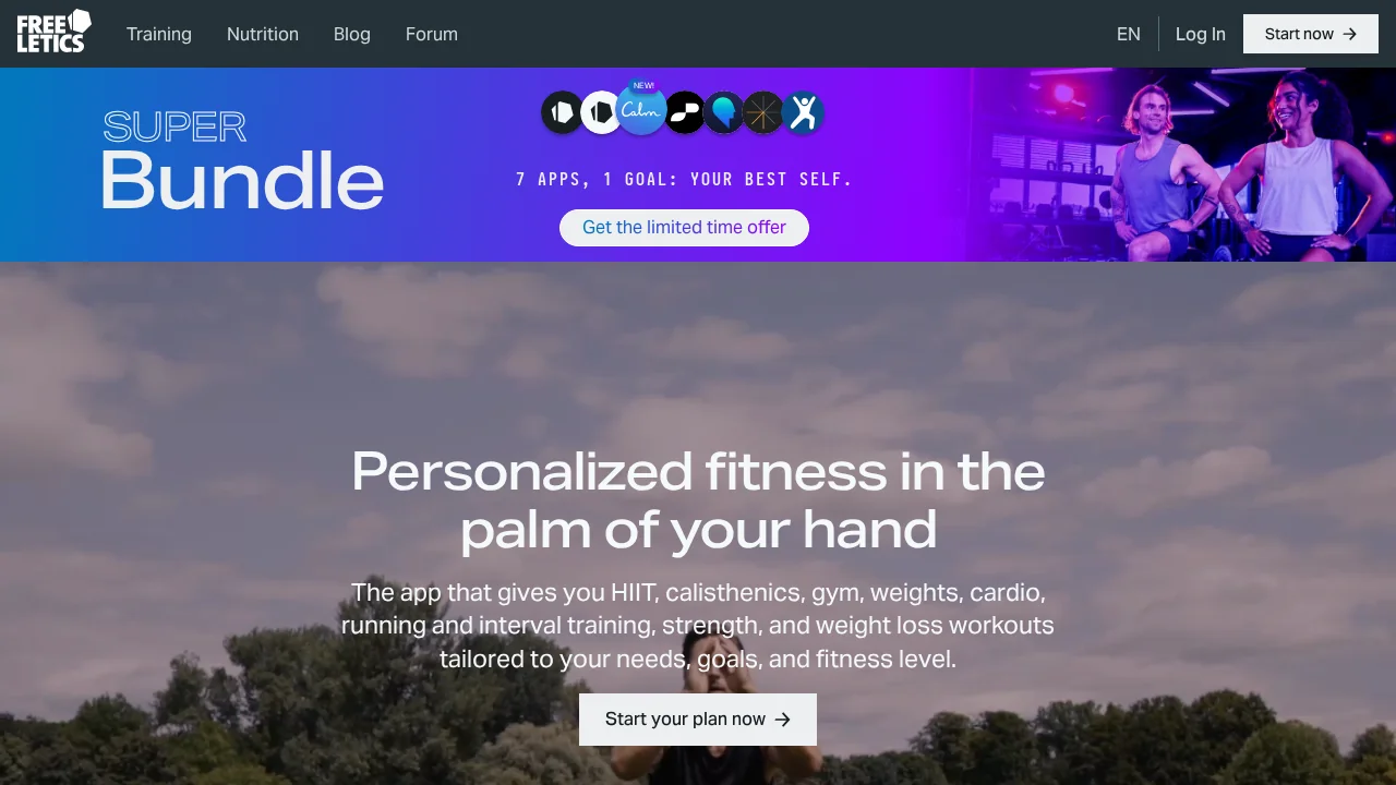 Freeletics screenshot 1