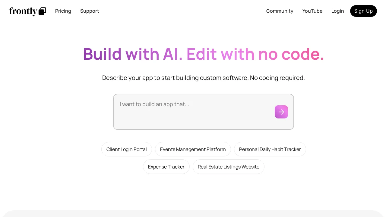 Frontly screenshot 1