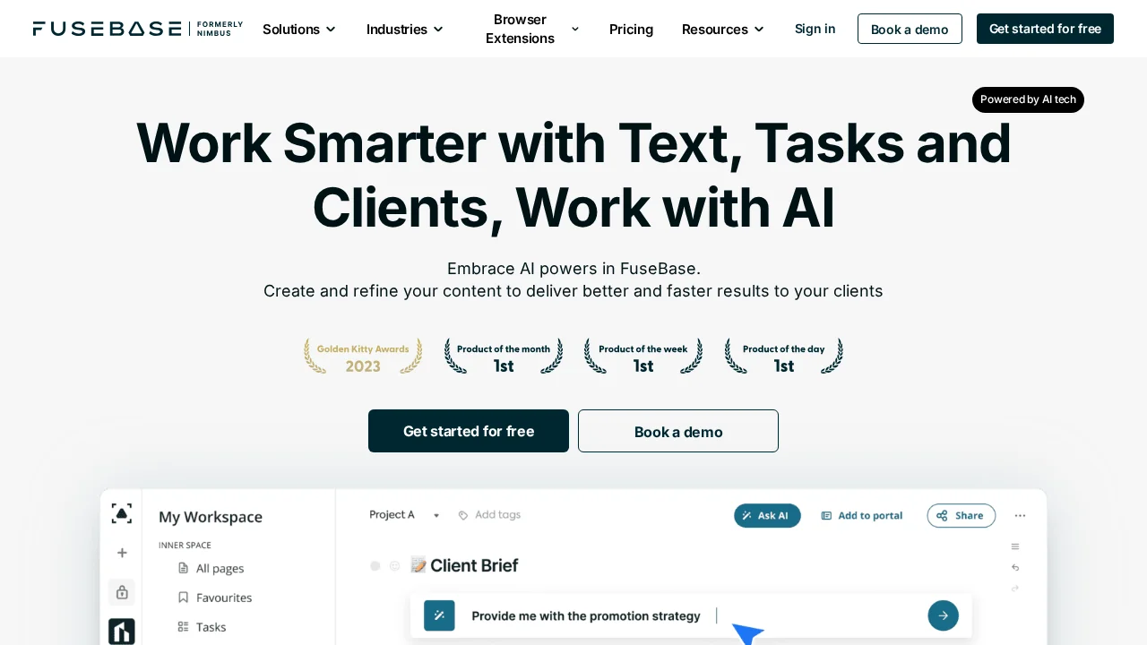 FuseBase AI screenshot 1