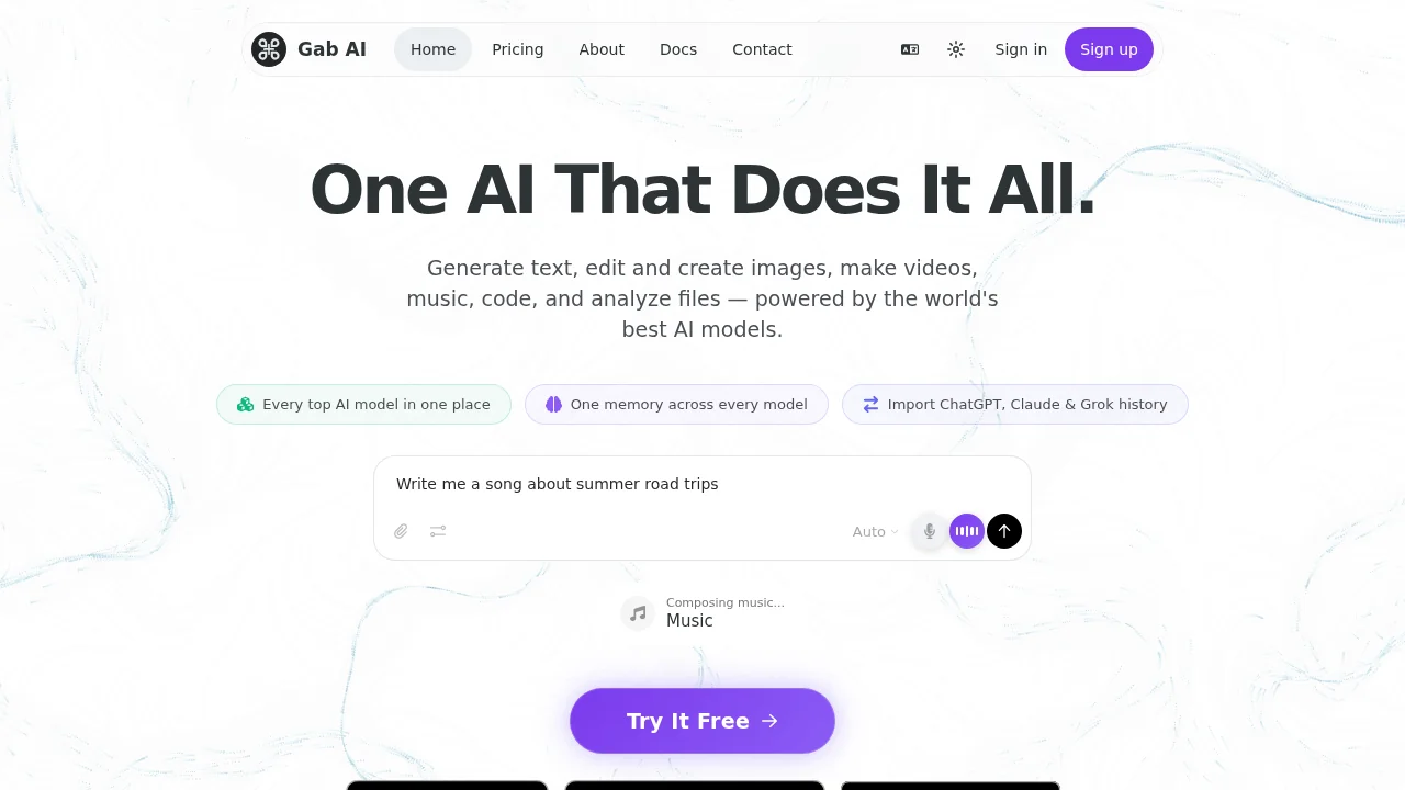 Gab AI screenshot 1
