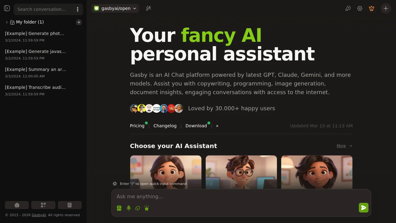 GasbyAI screenshot 1