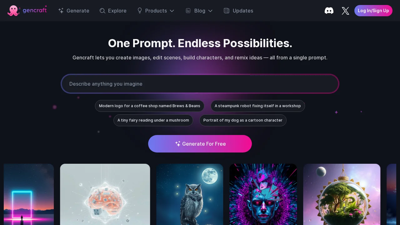 Gencraft screenshot 1