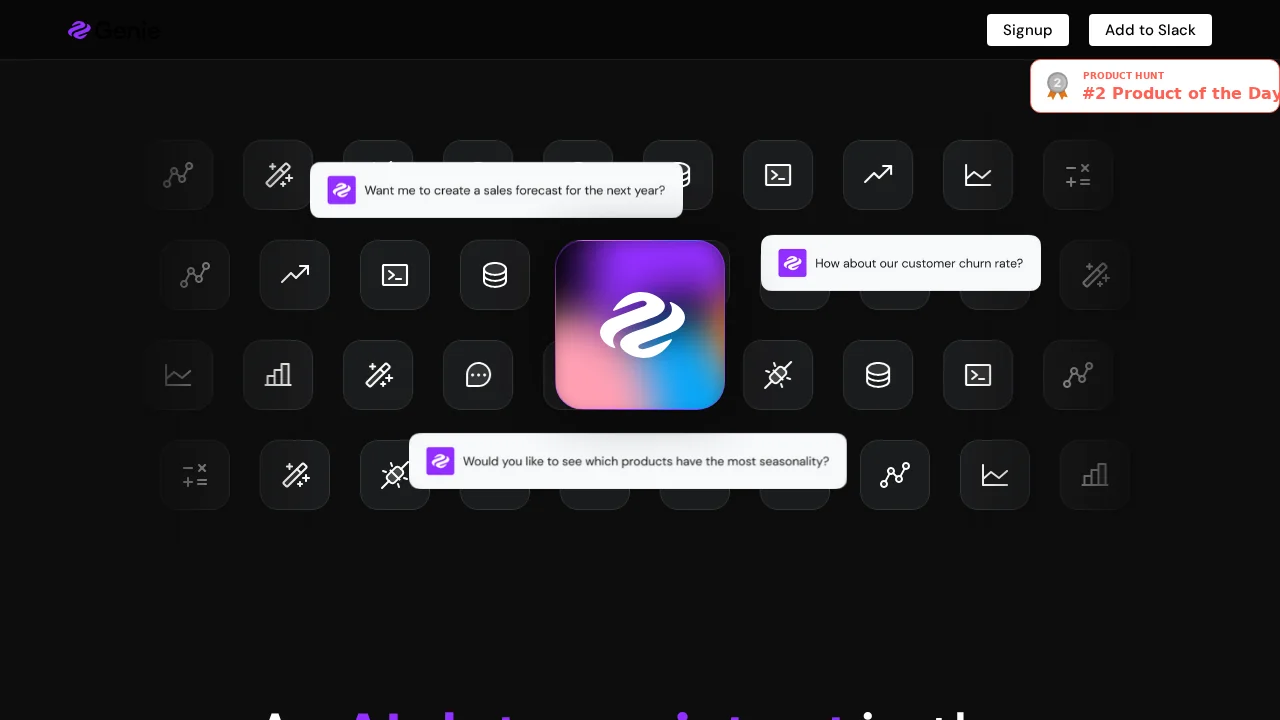 Genie - AI Data Assistant screenshot 1