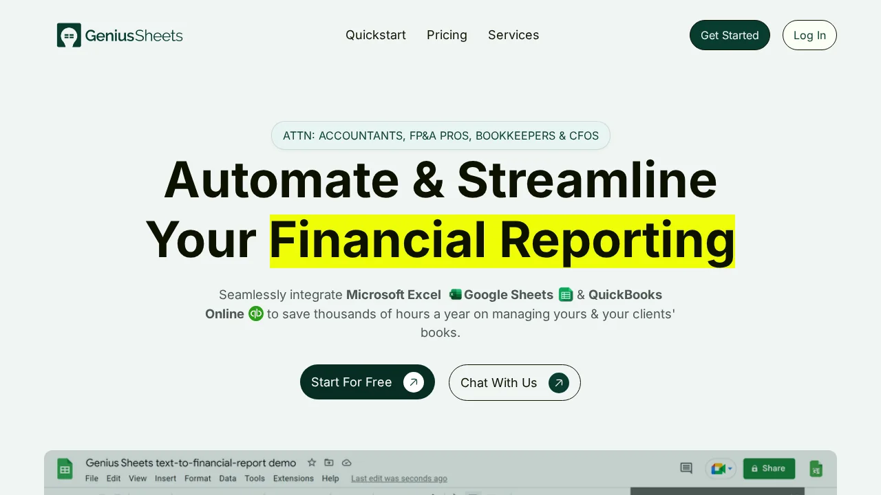 Genius Sheets screenshot 1