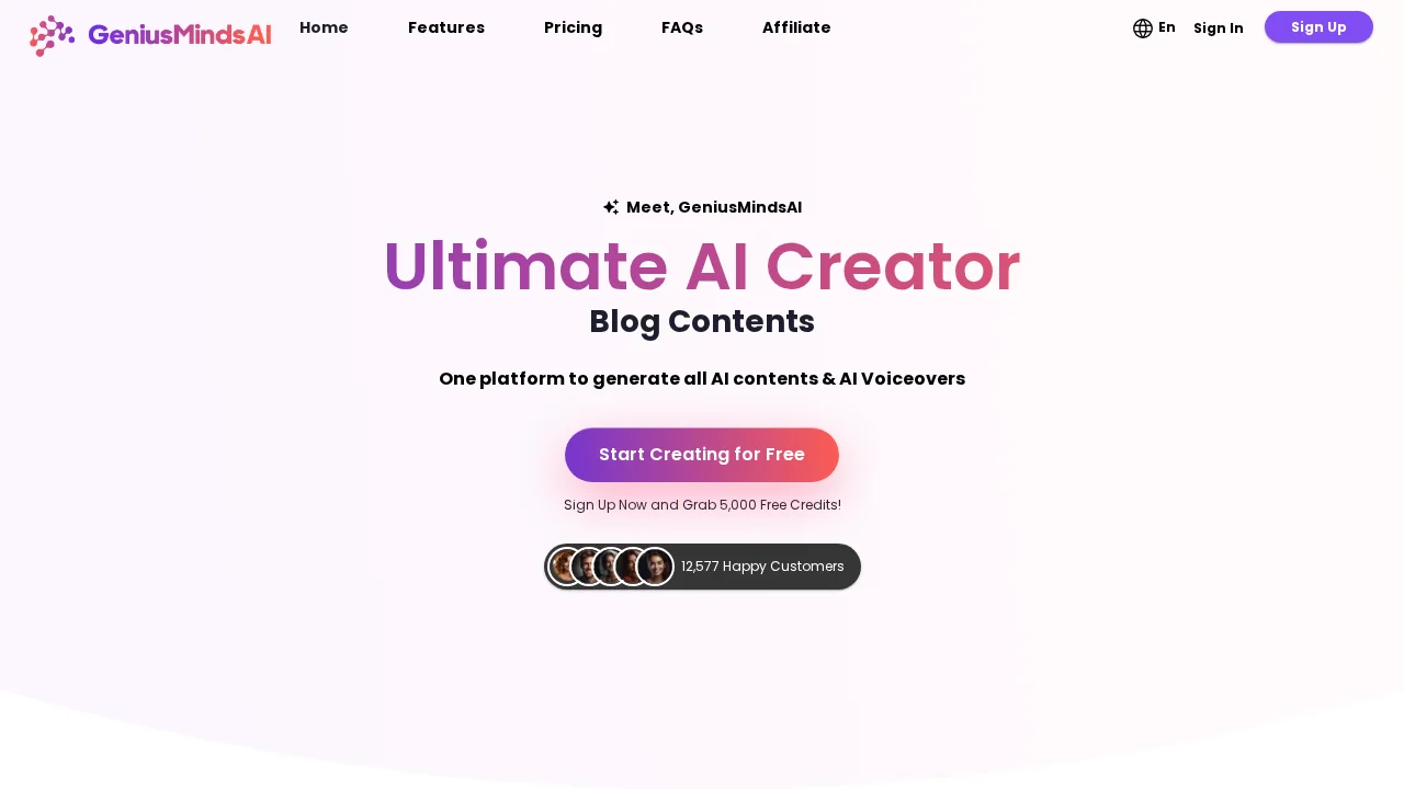 GeniusMindsAI screenshot 1